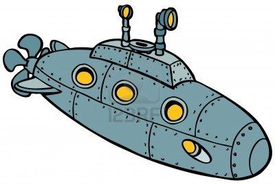 submarine clipart back