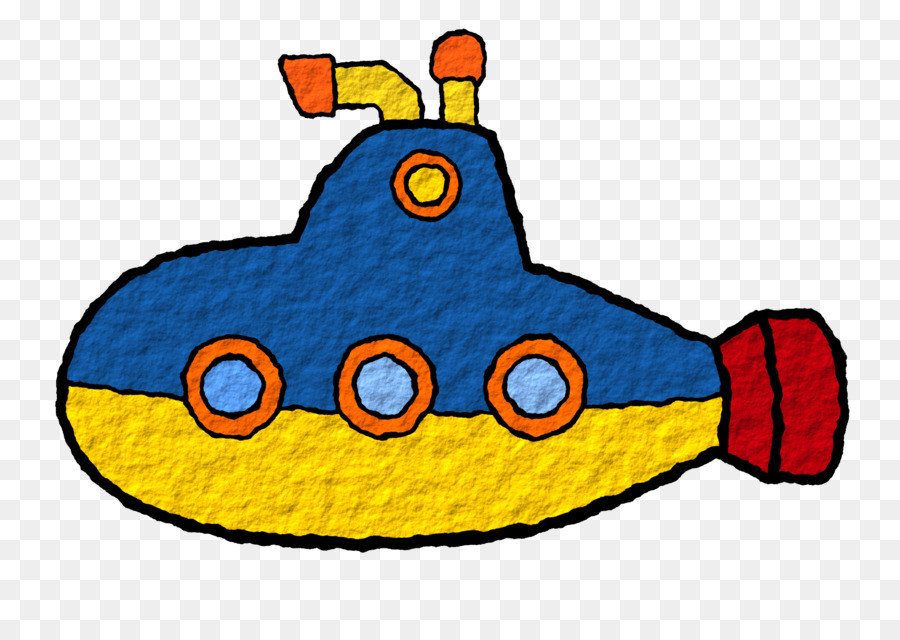 Cartoon illustration yellow . Submarine clipart clip art