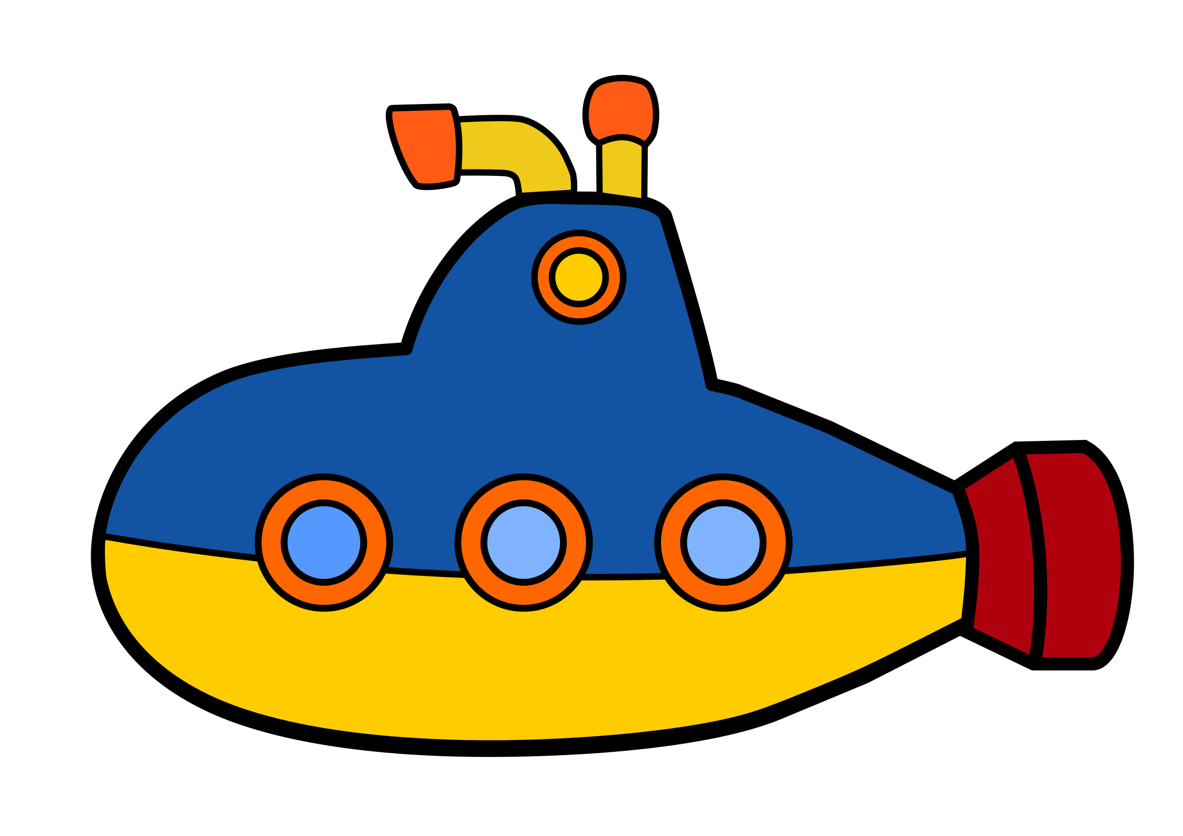 Toy sub by ejmillan. Submarine clipart ocean