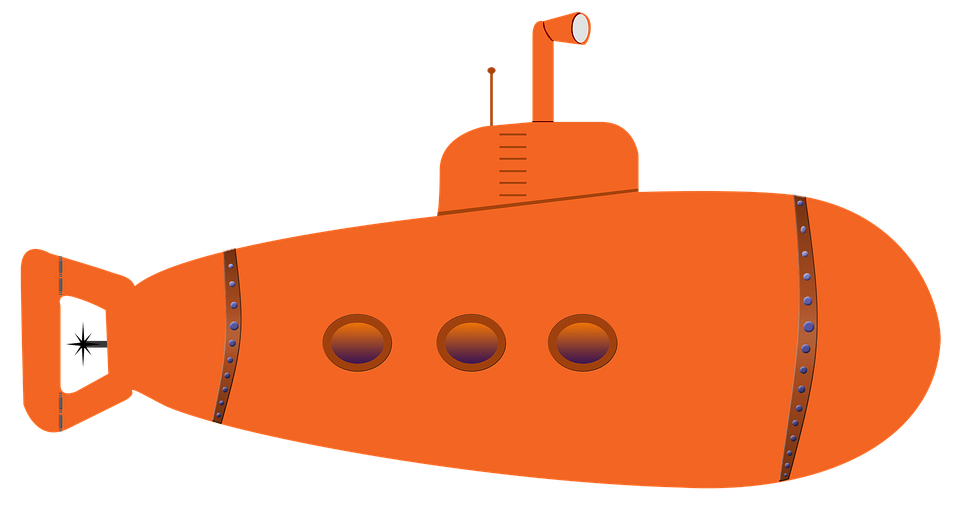 Submarine clipart orange. Transparent png stickpng