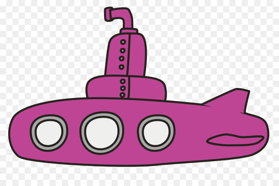 submarine clipart pink