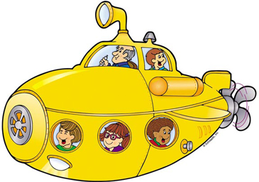 Yellow clip art and. Submarine clipart printable