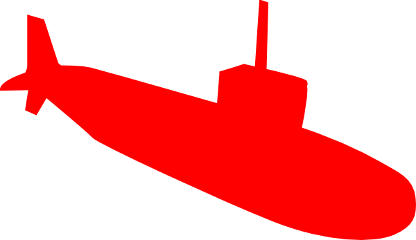 Submarine clipart red. Clip art at clker