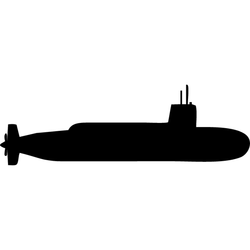 Black white png download. Submarine clipart silhouette