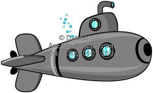 submarine clipart submerged