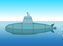 submarine clipart surface