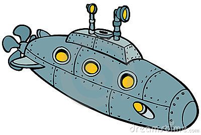 submarine clipart vector