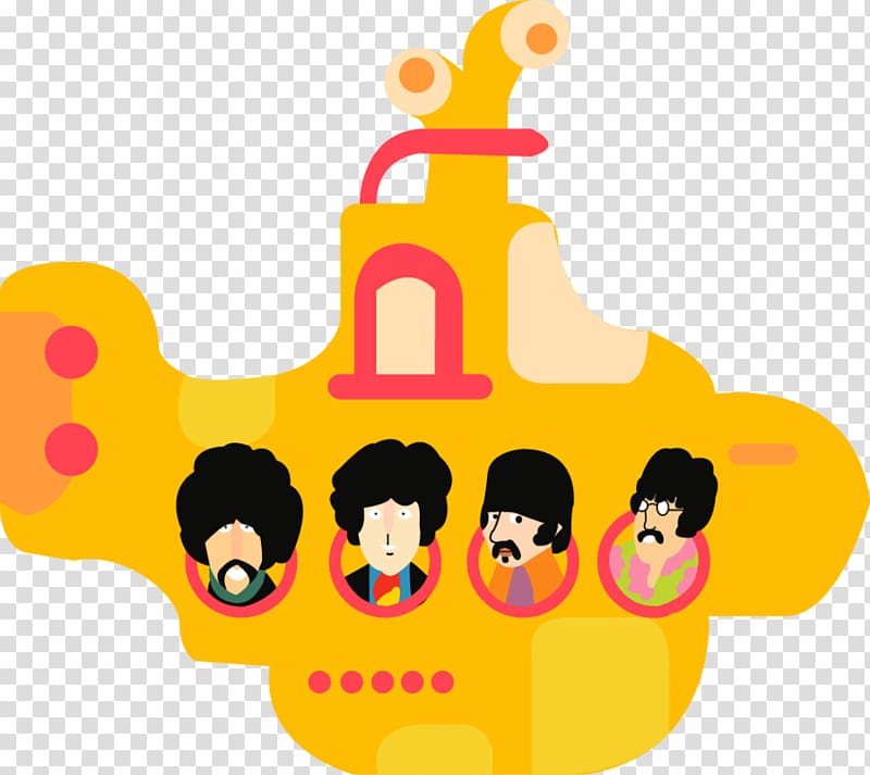 The beatles first love. Submarine clipart yello