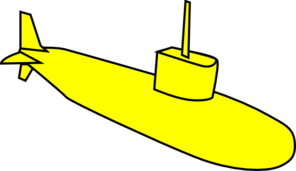 Submarine clipart yello. Yellow clip art at