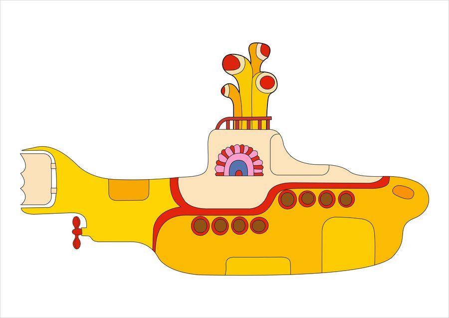 submarine clipart yellow submarine