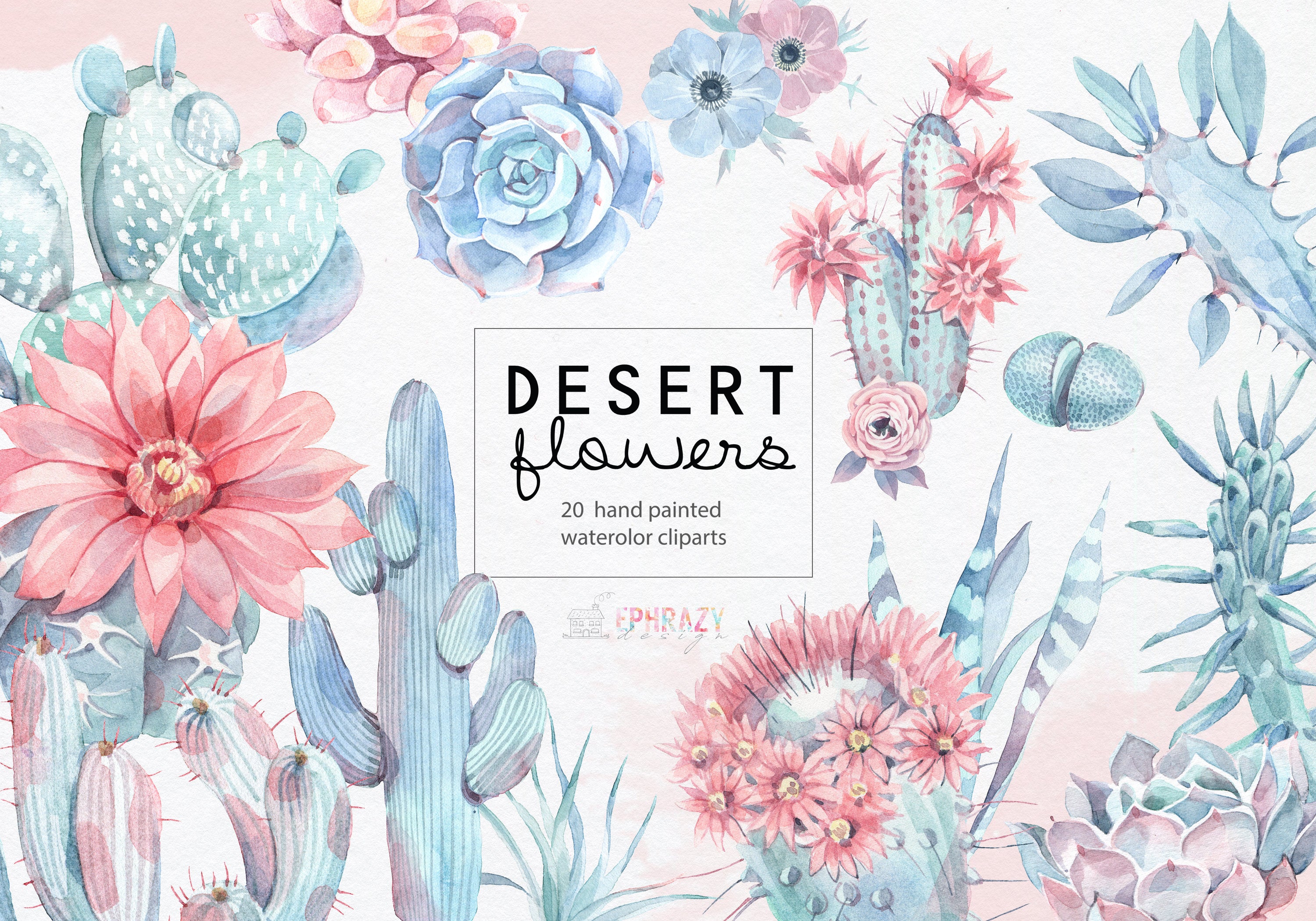 succulent clipart desert flower