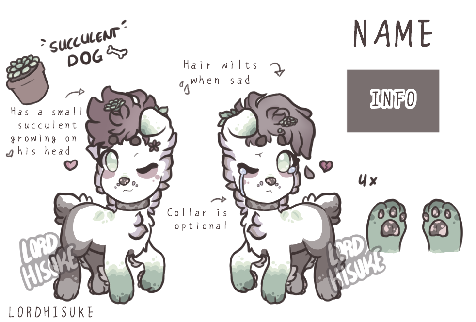 succulent clipart llama