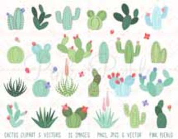 Succulent clipart prickly. Cactus clip art tribal