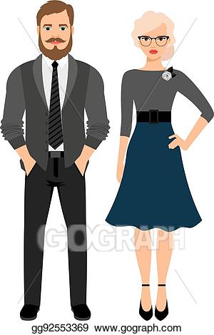 suit clipart business couple