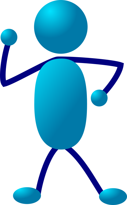 weight clipart stickman