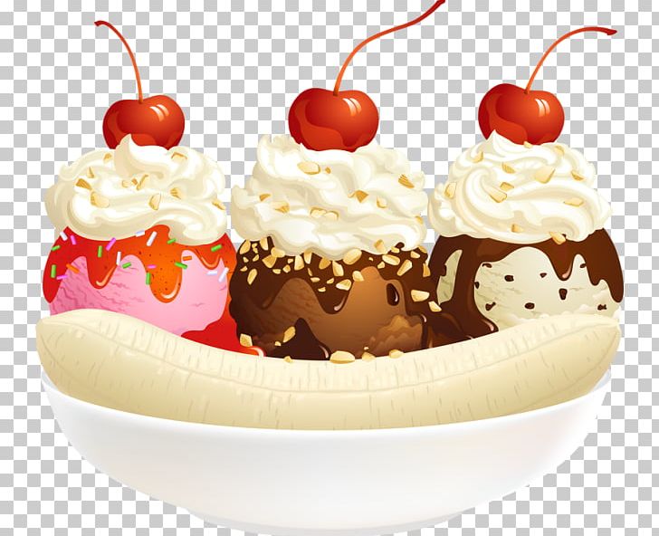Ice cream stock photography. Sundae clipart banana split sundae