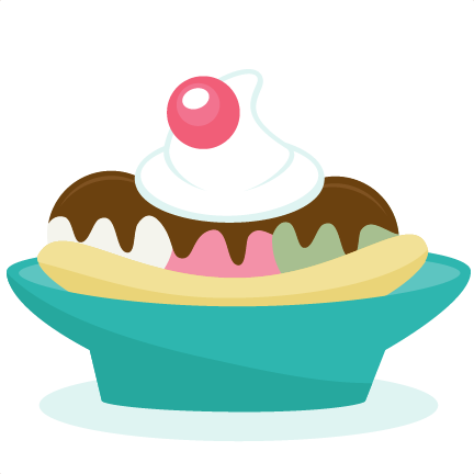 Sundae clipart banana split sundae.  clipartlook
