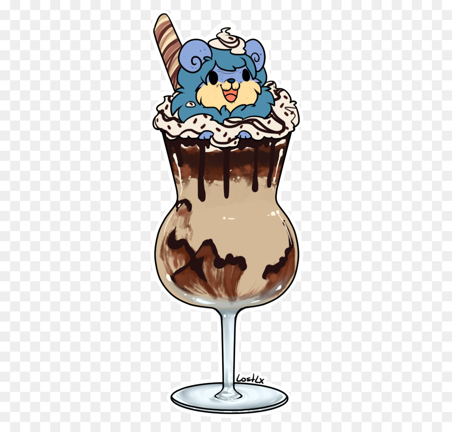 sundae clipart glass
