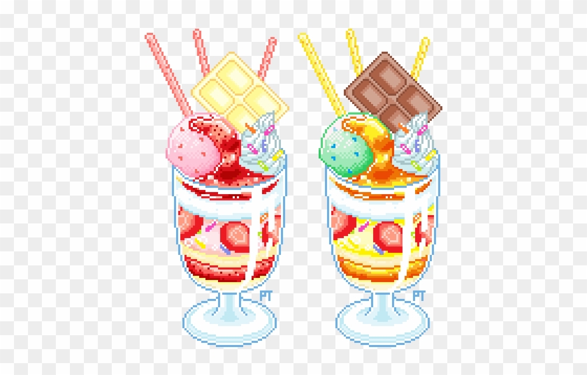 Sundae clipart parfait. Pixel free transparent 