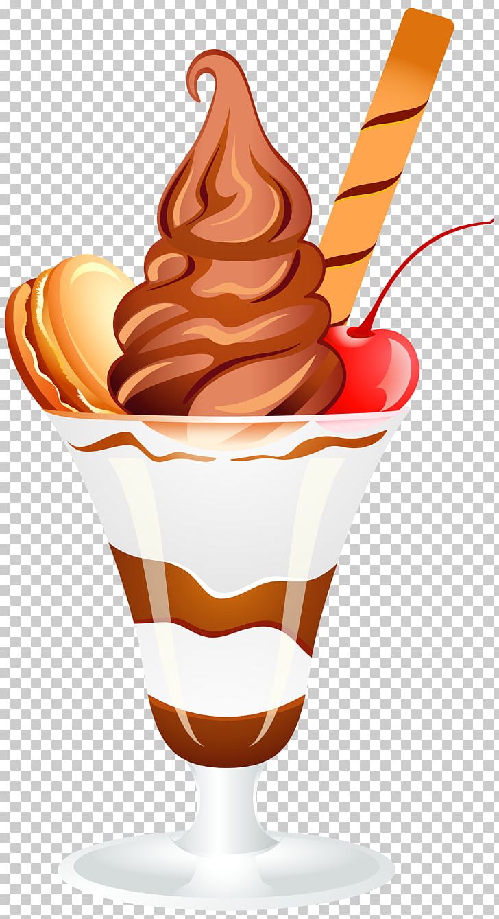 Sundae clipart parfait. Chocolate ice cream png