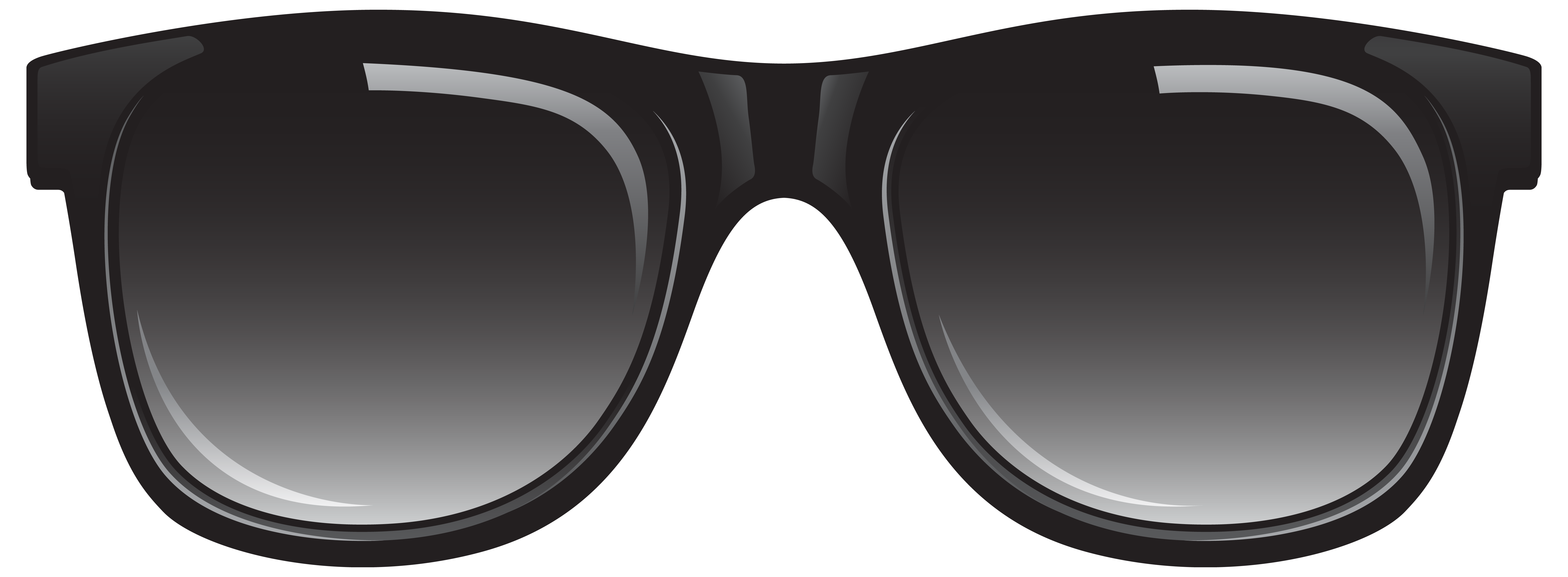 Black sunglasses png image. Goggles clipart stylish