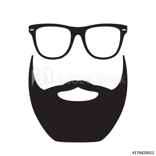 sunglasses clipart beard face
