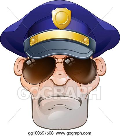 sunglasses clipart cop
