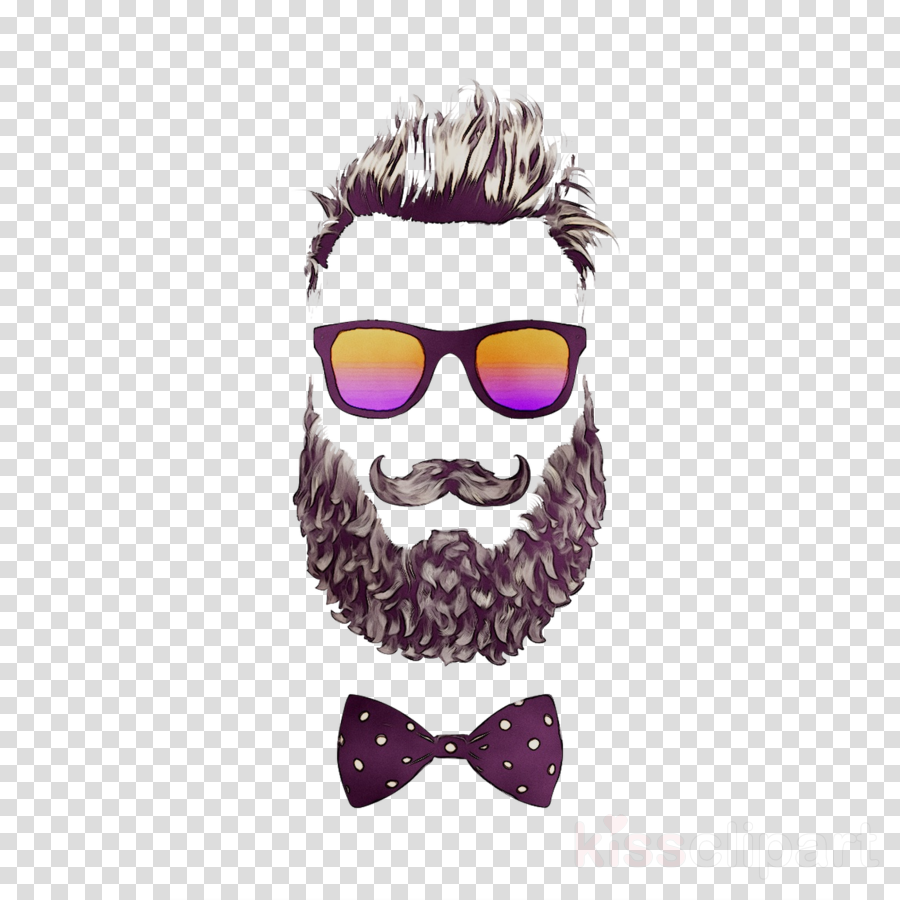 sunglasses clipart facial hair