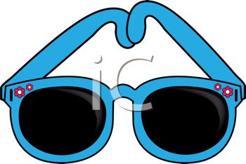 sunglasses clipart teal