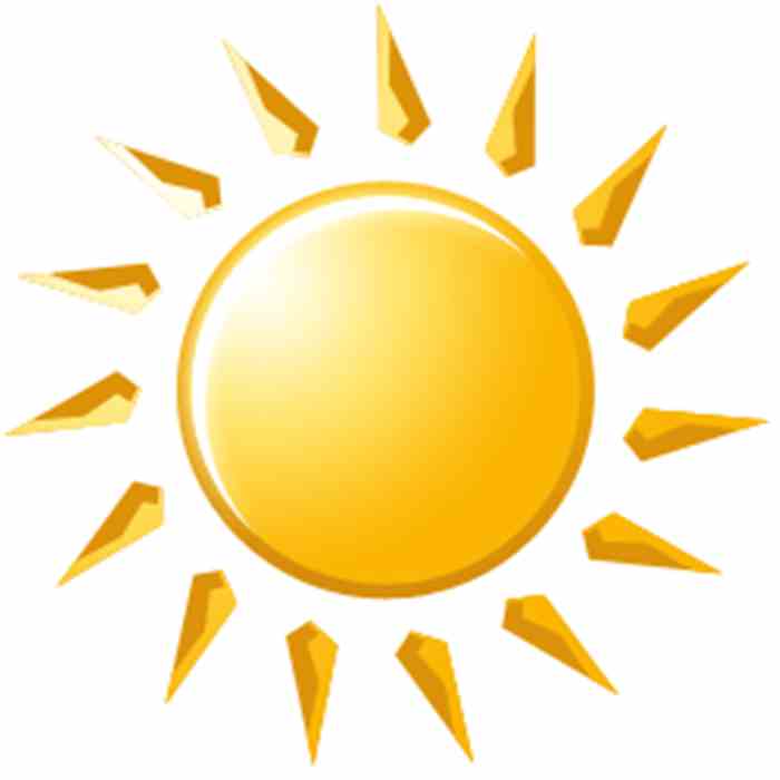 sunny clipart clear weather