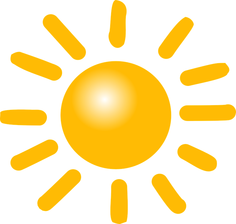 sunny clipart cute