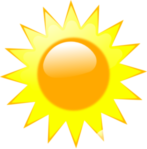 sunny clipart different weather