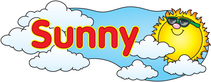 sunny clipart kind weather