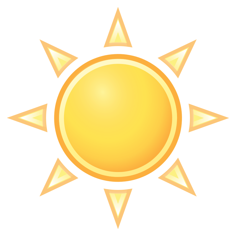 sunny clipart logo