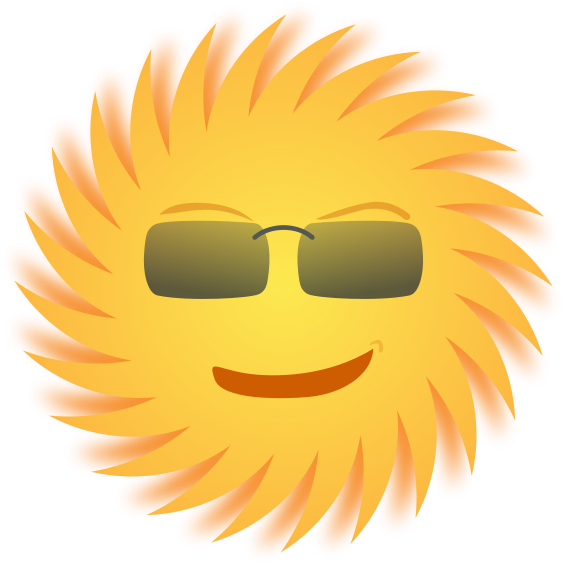 sunny clipart perfect weather