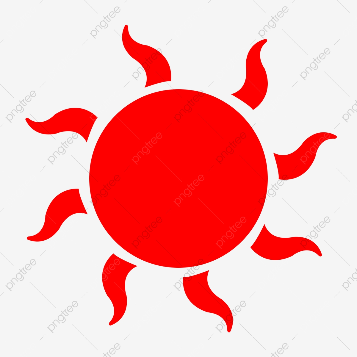 sunny clipart red