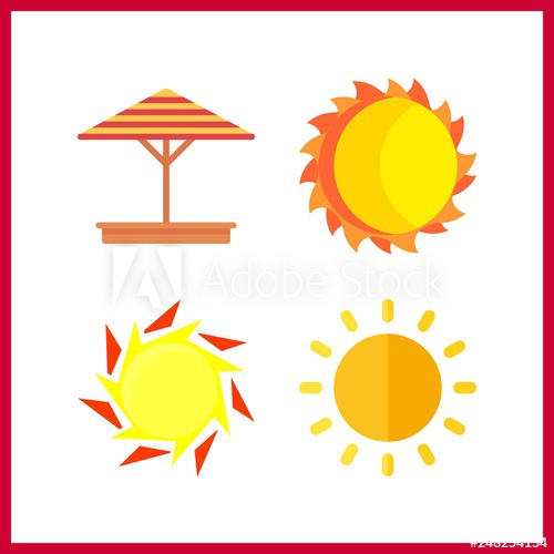 sunny clipart sunshade