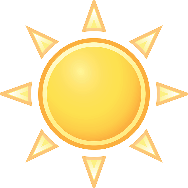 sunny clipart warm climate