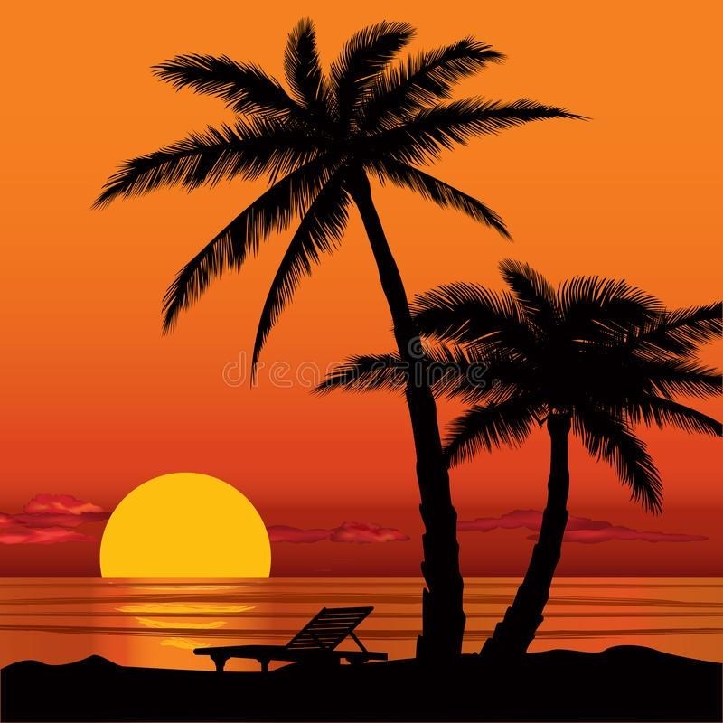 sunset clipart beach sunset