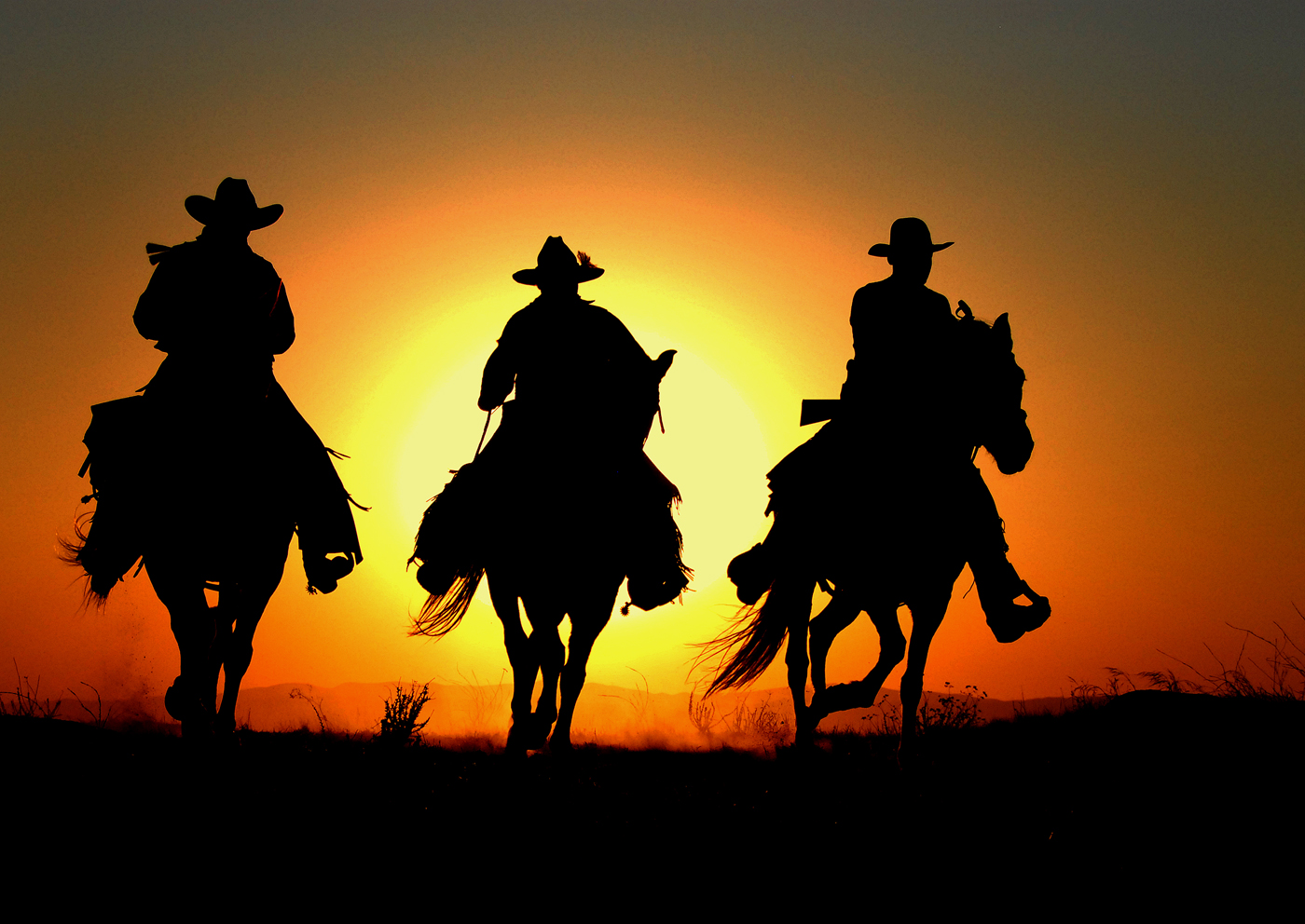 Portal . Sunset clipart cowboy sunset