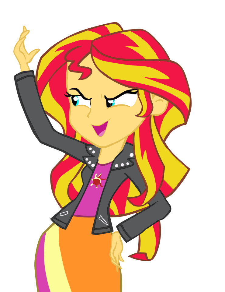 Sunset clipart hi res. Shimmer equestria girls by