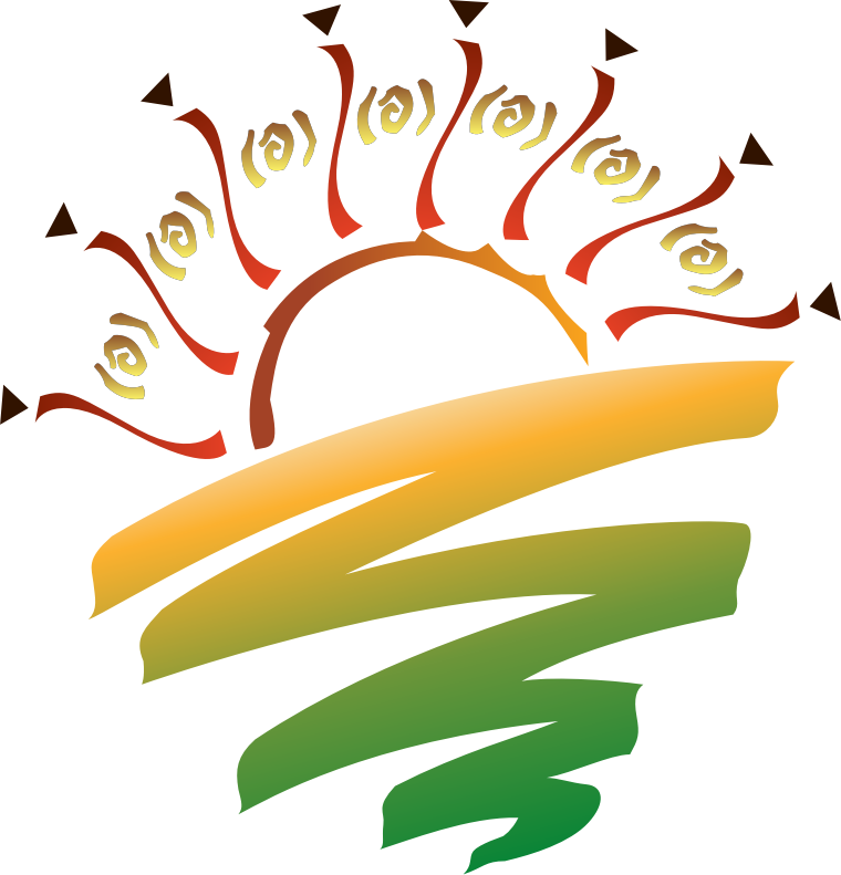 sunset clipart logo