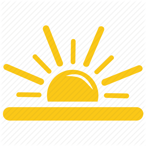 sunset clipart sunny day