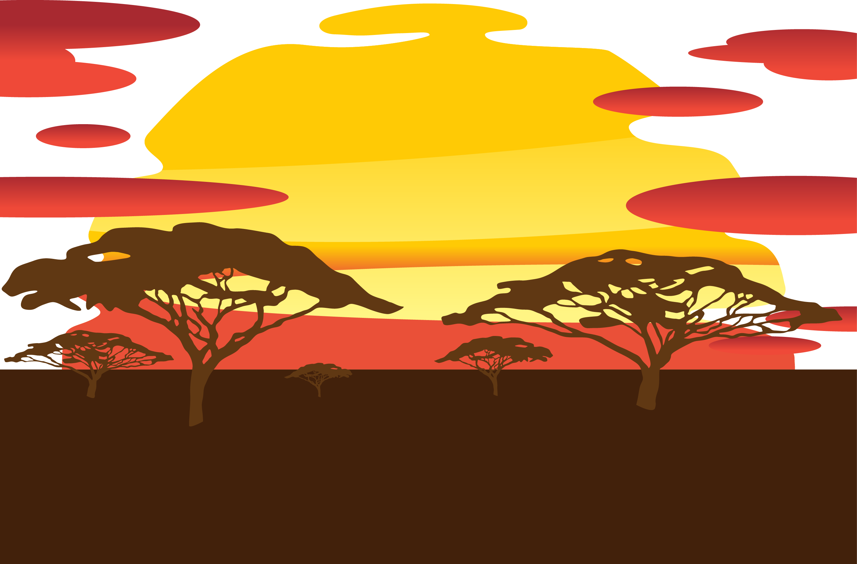 Sunset clipart sunset african, Sunset sunset african Transparent FREE