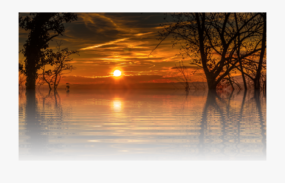 sunset clipart water