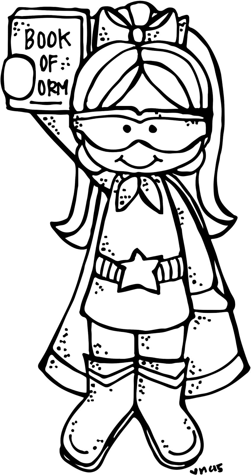 supergirl clipart black and white