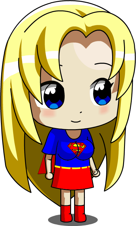 Supergirl clipart flying. Chibi ucogi by jimmy