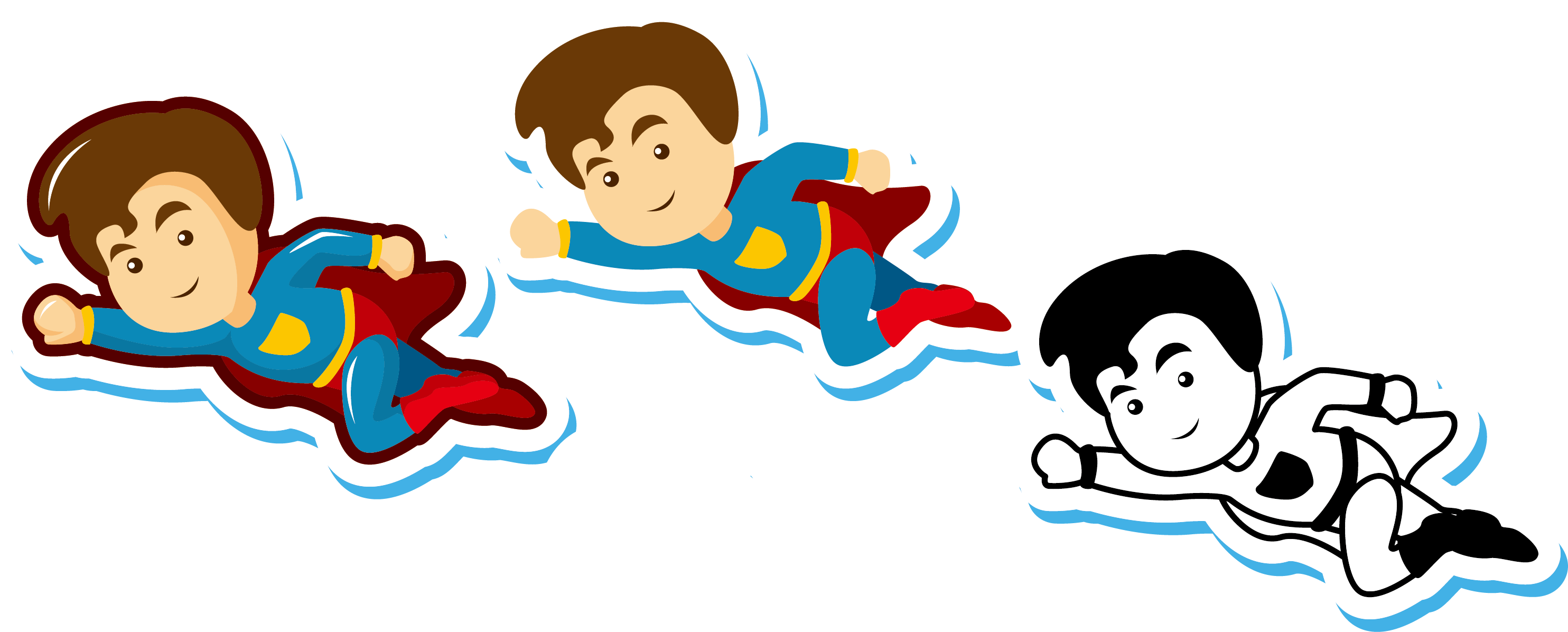 Supergirl clipart flying. Clark kent flight cartoon