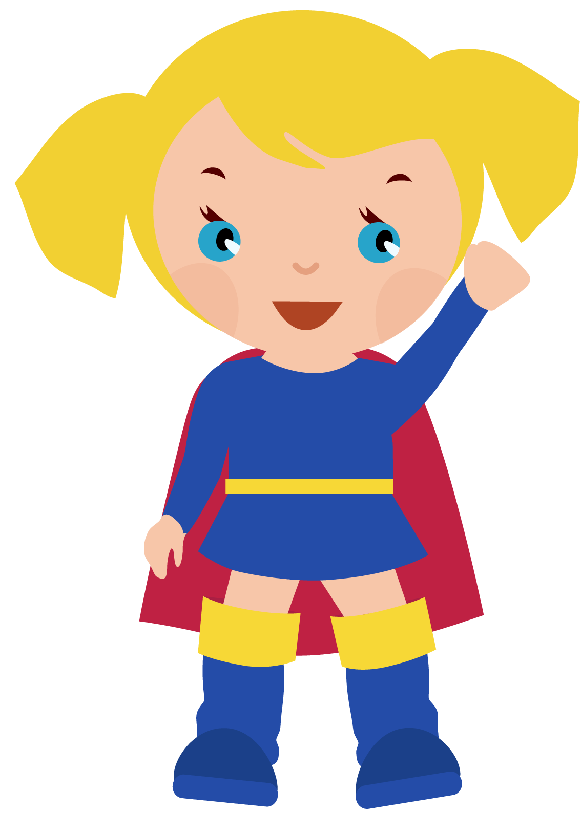 supergirl clipart girly