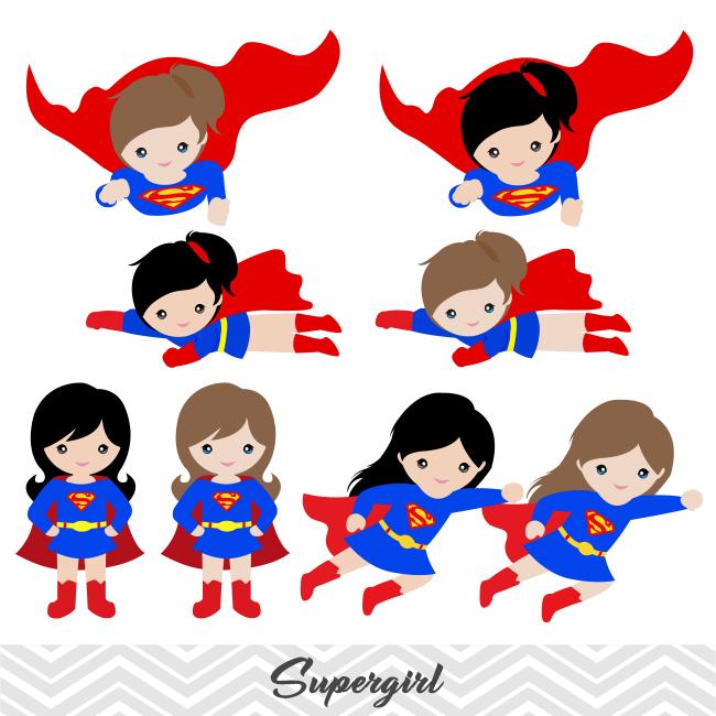 supergirl clipart supe girl
